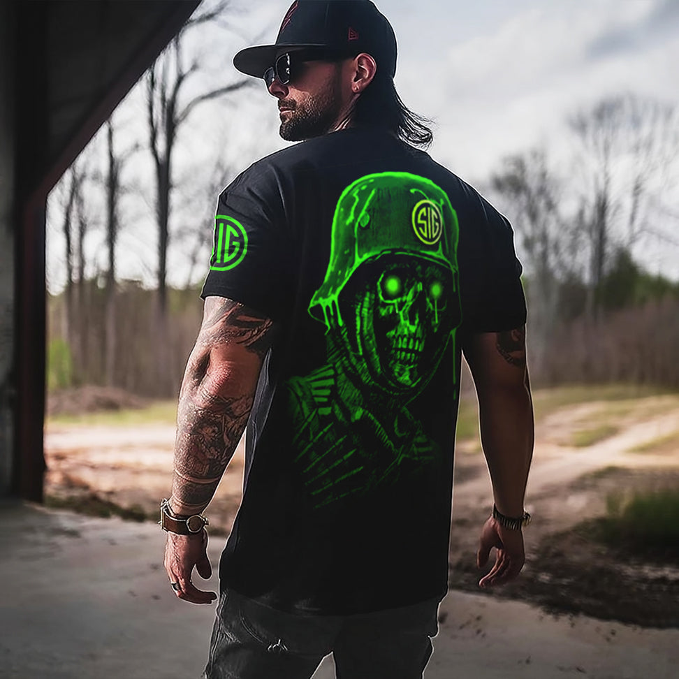 Sig Sauer Skull Printed Men's T-shirt