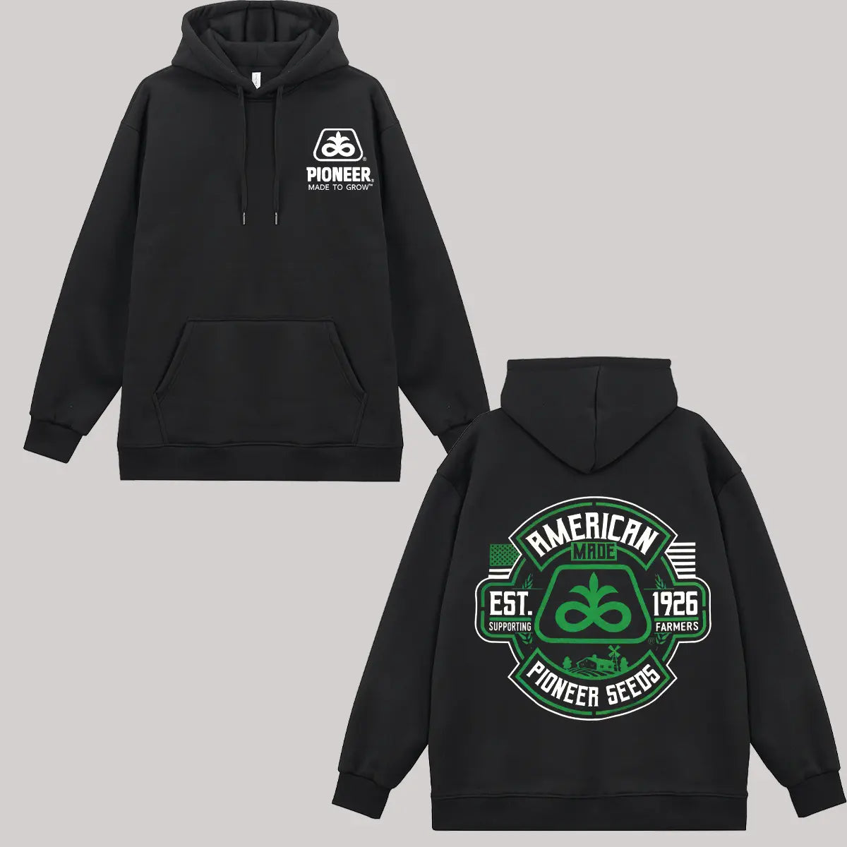 Pioneer Seeds Printed Fleece-lined Unisex Hoodie