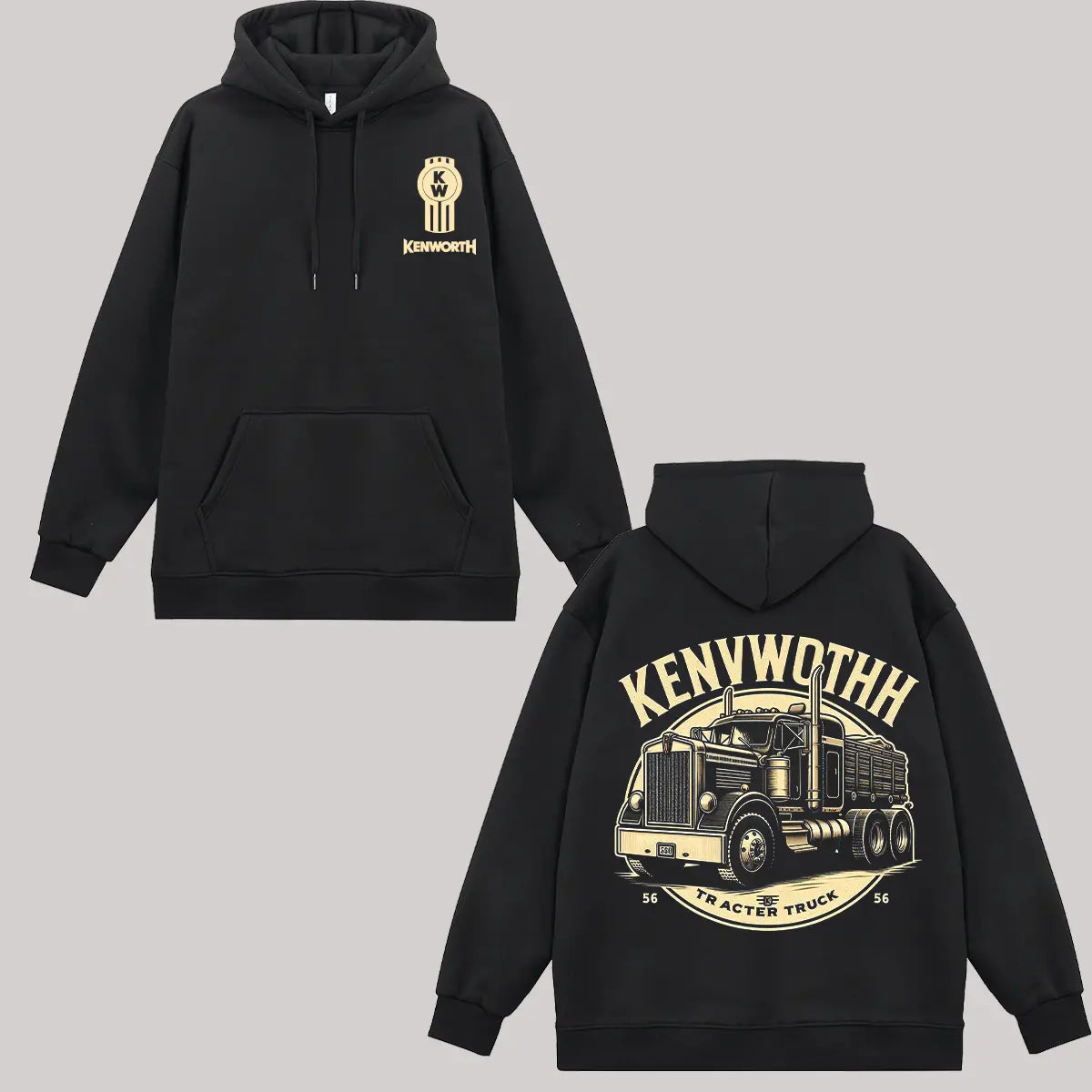 Kenworth Printed Fleece-lined Unisex Hoodie