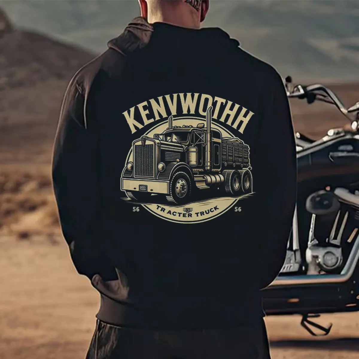 Kenworth Printed Fleece-lined Unisex Hoodie