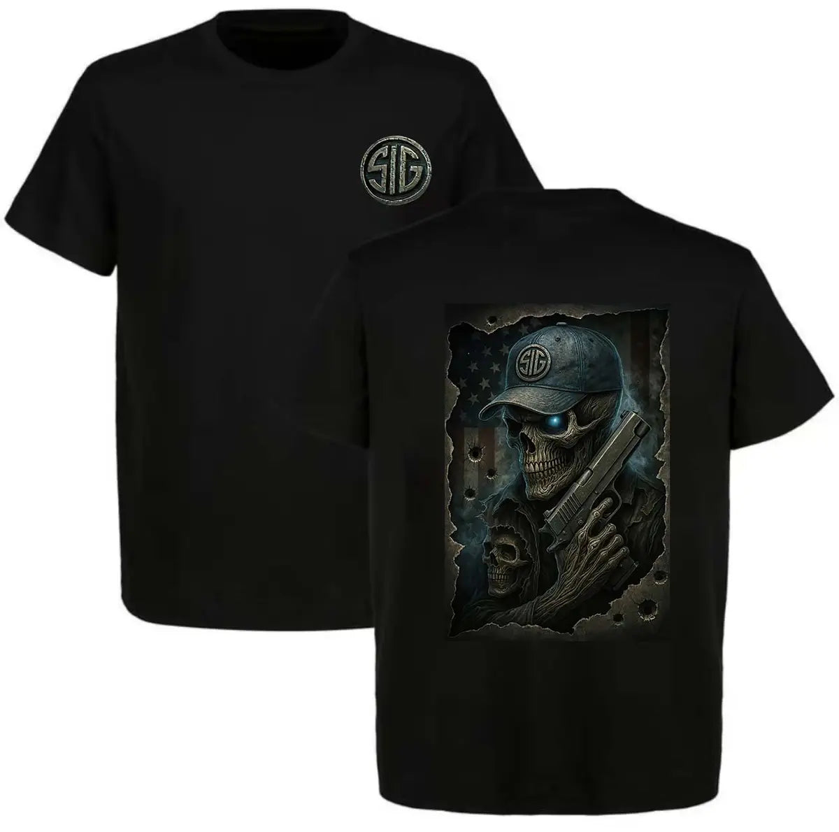 Sig Sauer Skull Printed Men's T-shirt
