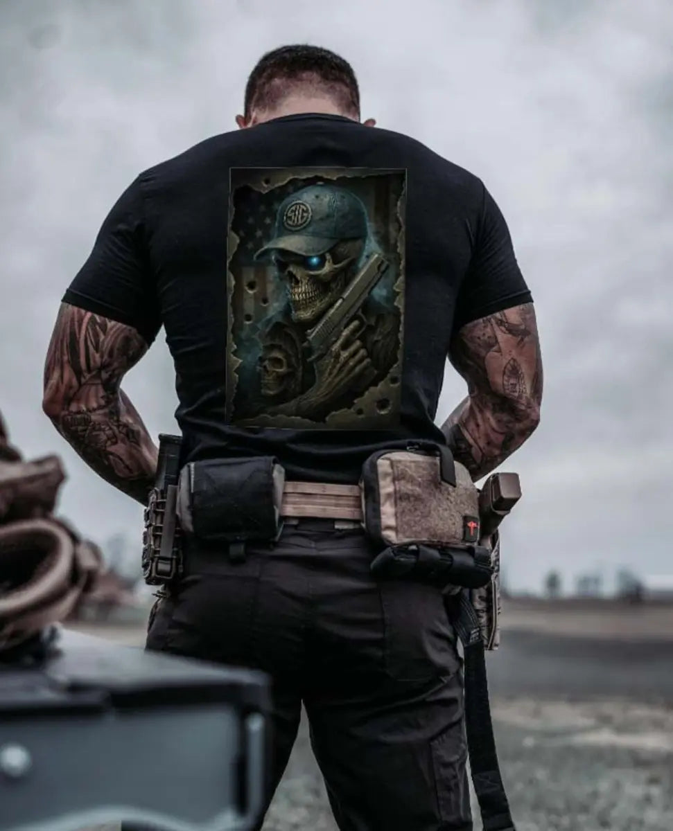 Sig Sauer Skull Printed Men's T-shirt