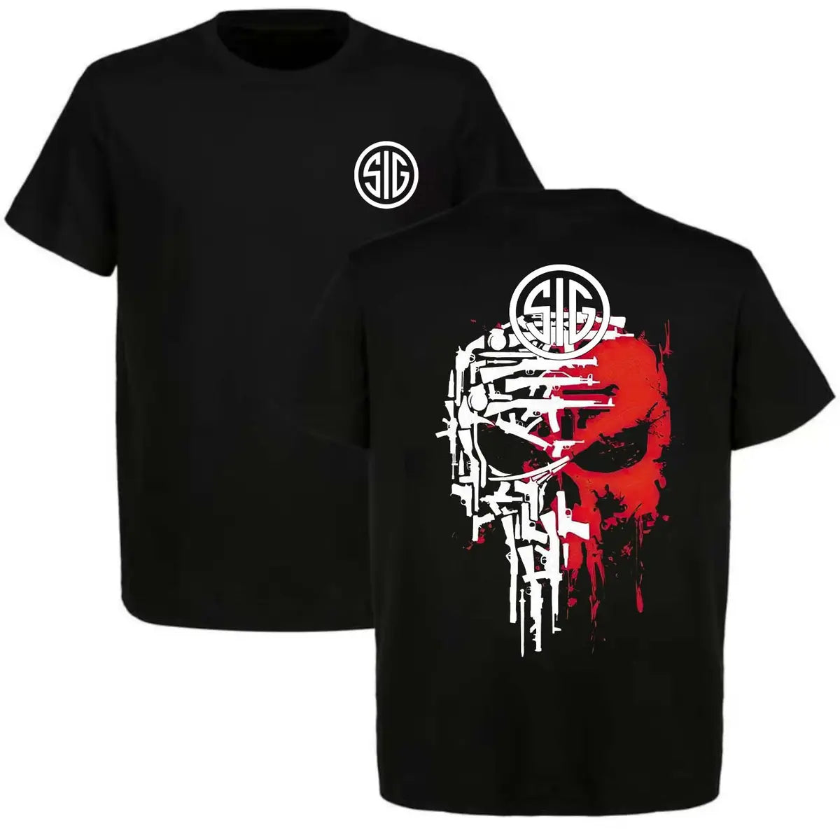 Sig Sauer Skull Printed Men's T-shirt