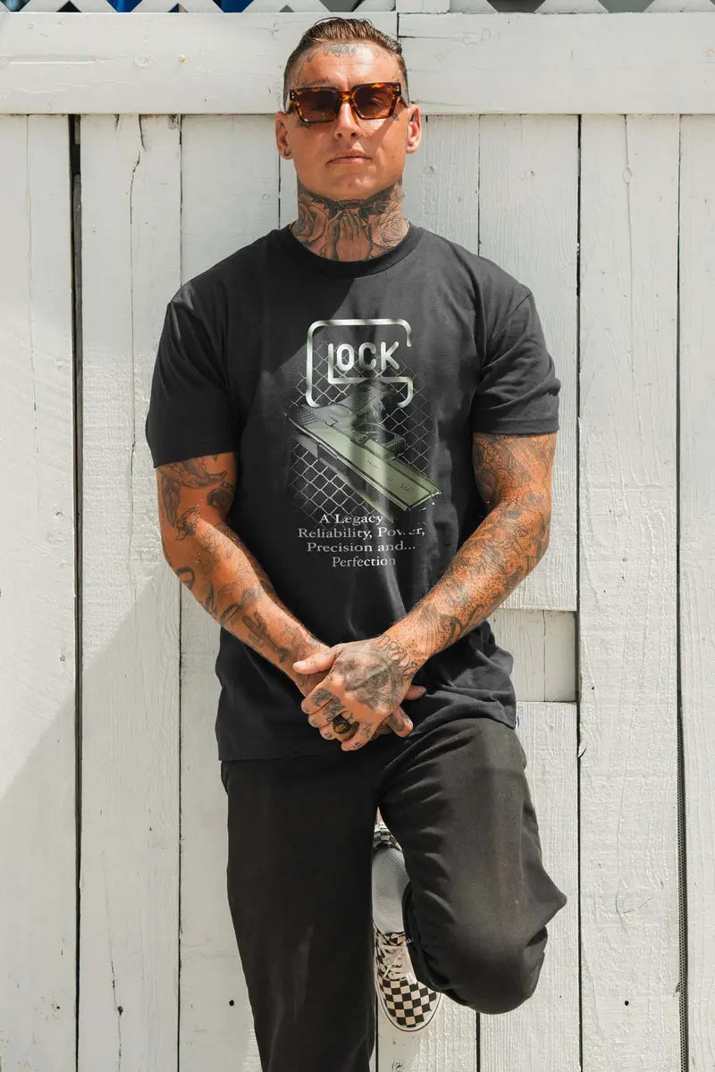 Glock A Legacy of Reliability Printed Men's T-shirt