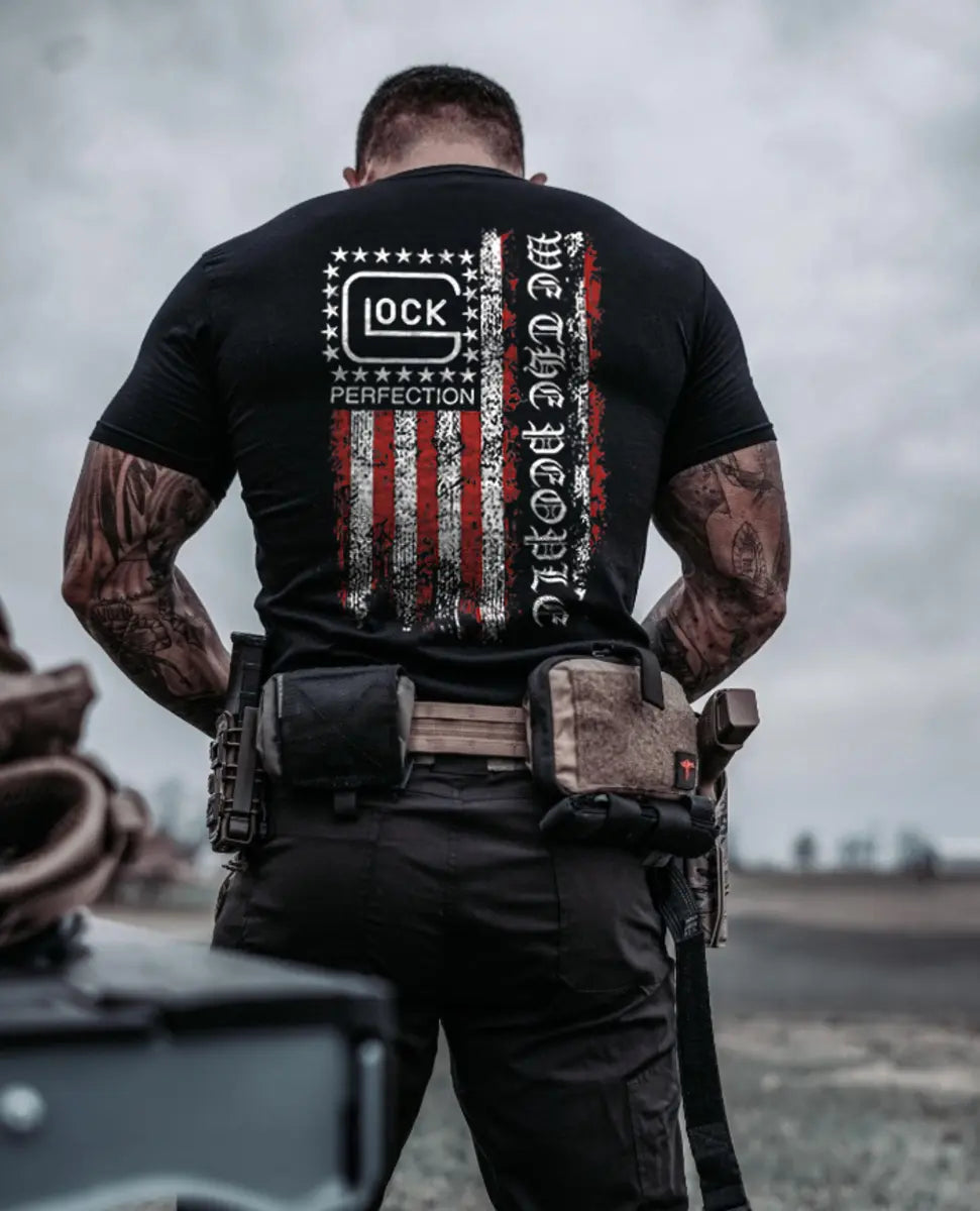 Glock Perfection We The People Printed Men's T-shirt