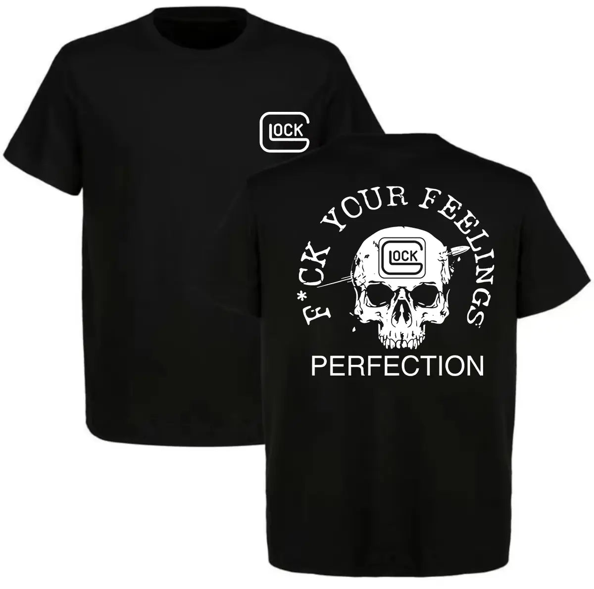 Glock F*ck Your Feeling Printed Men's T-shirt Image - 2