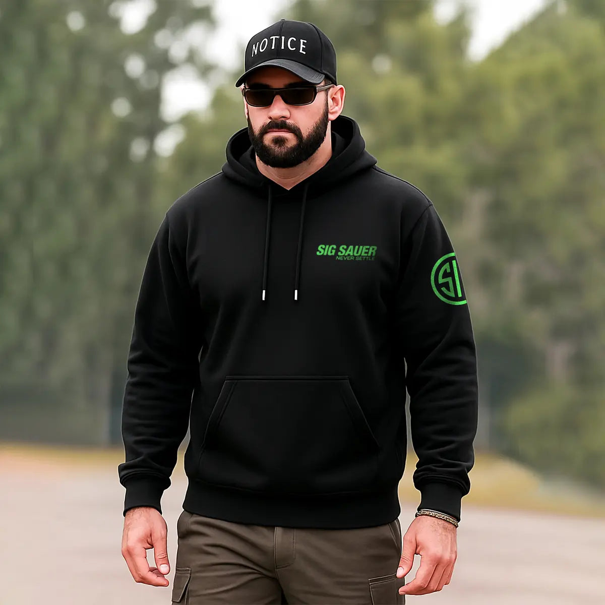 Sig Sauer Skull Printed Fleece-lined Unisex Hoodie