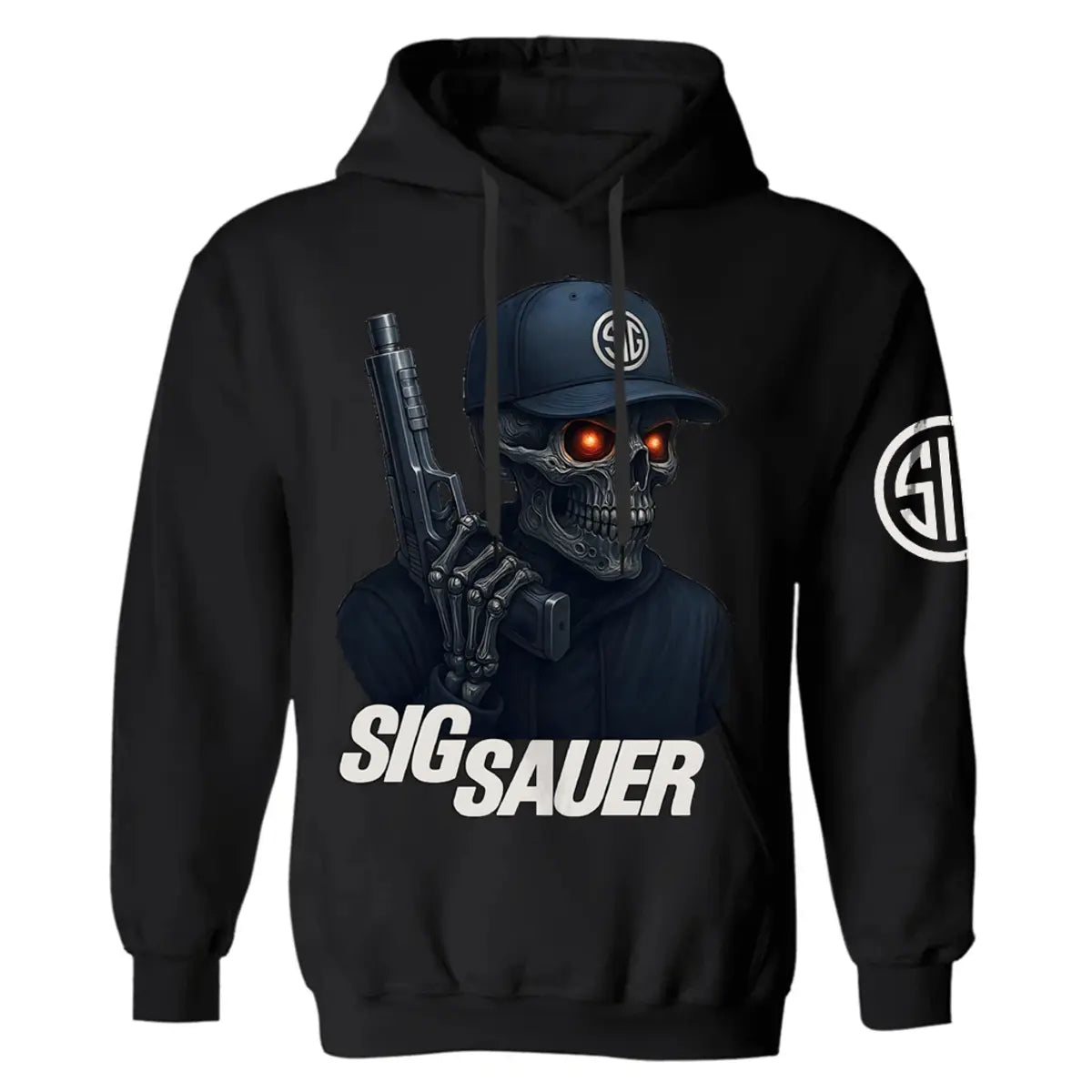 Sig Sauer Printed Fleece-lined Unisex Pocketless Hoodie
