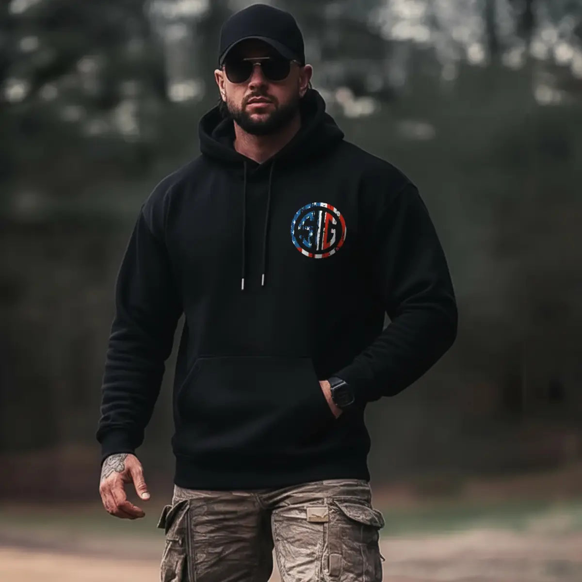 Sig Sauer Never Settle Printed Fleece-lined Unisex Hoodie