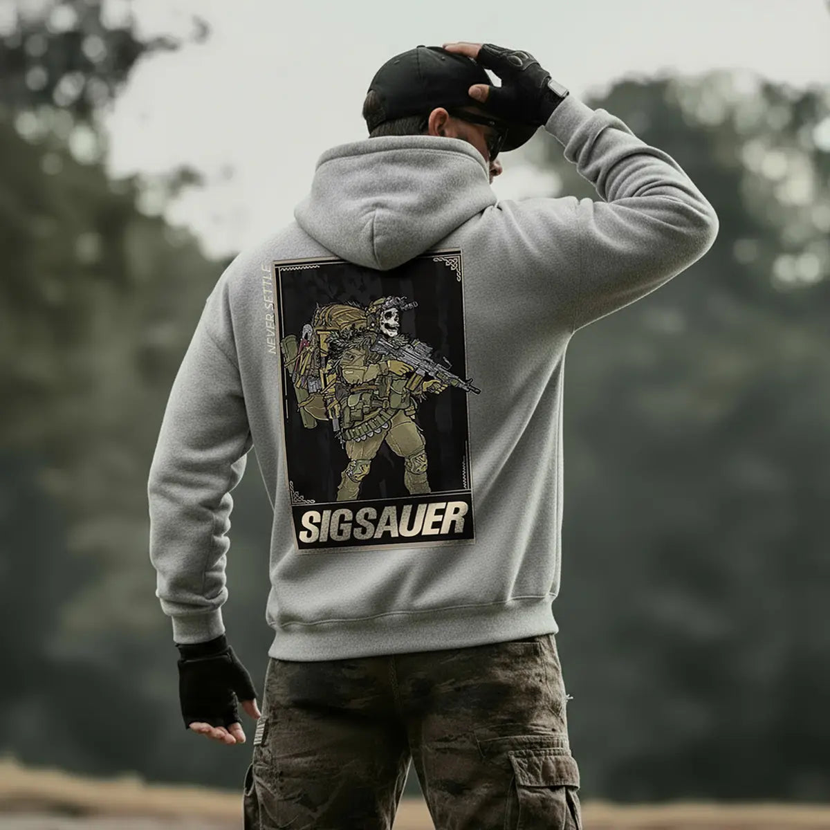 Sig Sauer Printed Fleece-lined Unisex Hoodie