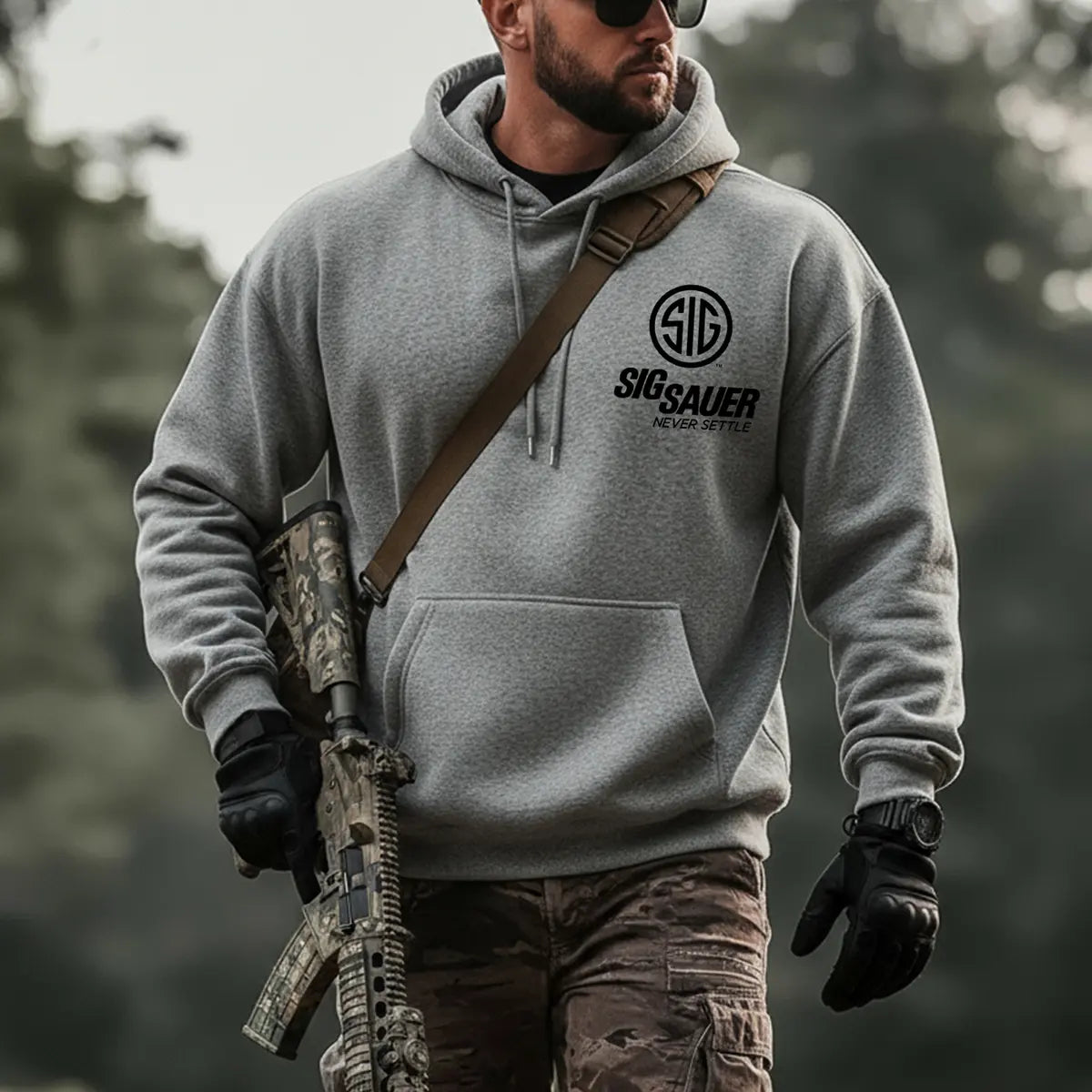 Sig Sauer Printed Fleece-lined Unisex Hoodie