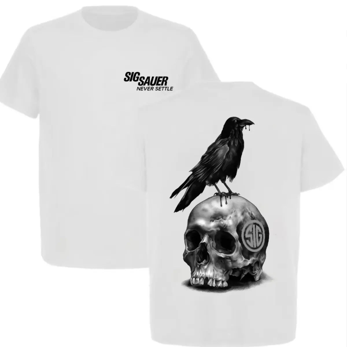 Sig Sauer Never Settle Printed Men's T-Shirt