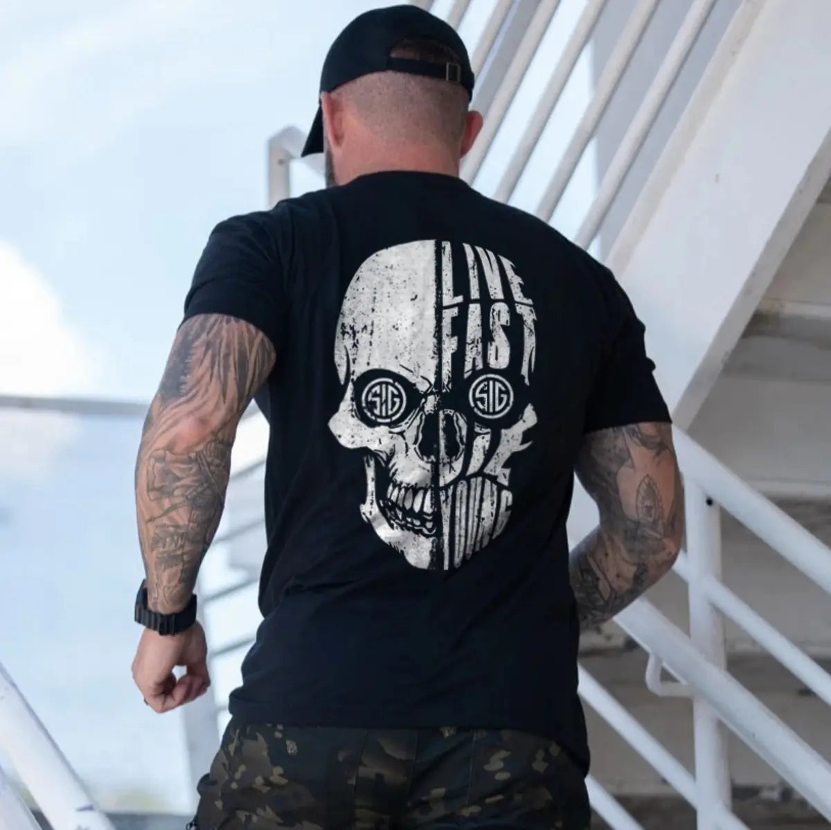 Sig Sauer Never Settle Printed Men's T-shirt
