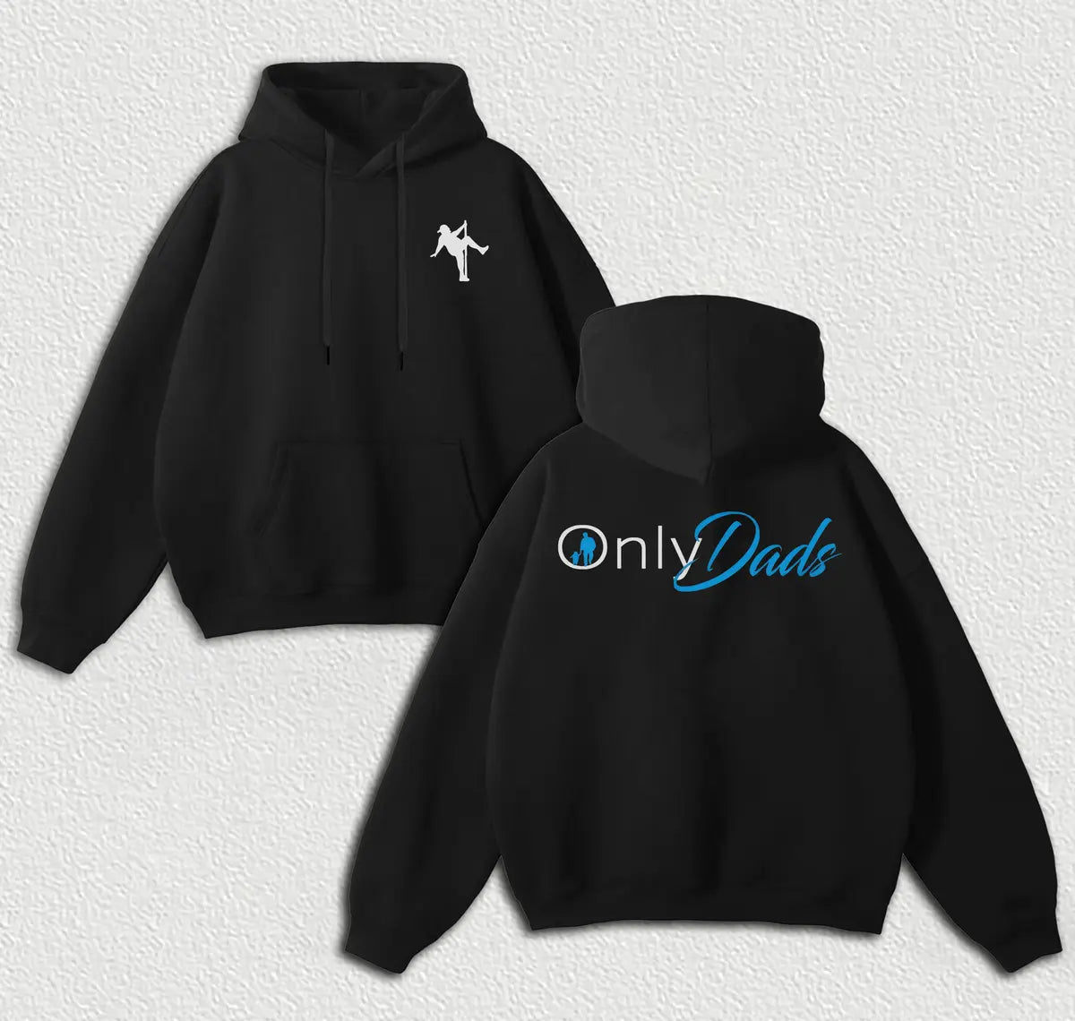 Only Dads Printed Fleece-lined Unisex Hoodie