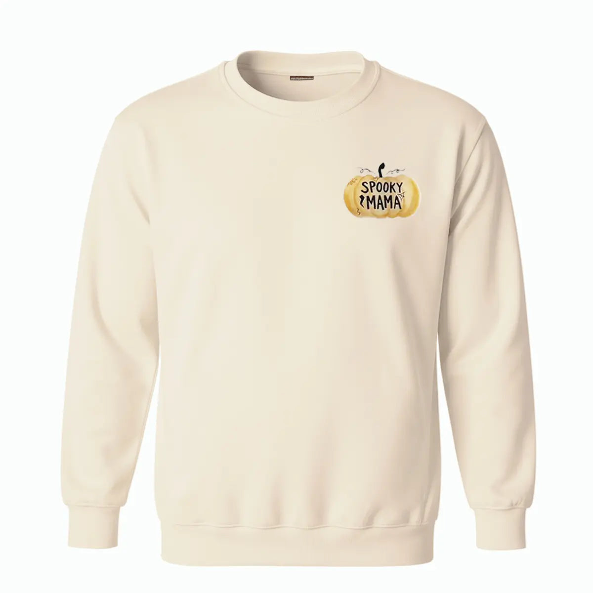 Spooky Mama Printed Fleece-lined Unisex Sweatshirt