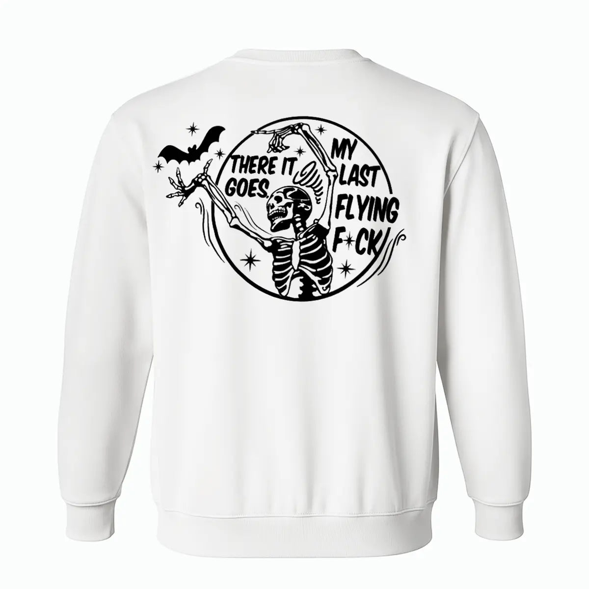 My Last Flying Printed Fleece-lined Unisex Sweatshirt