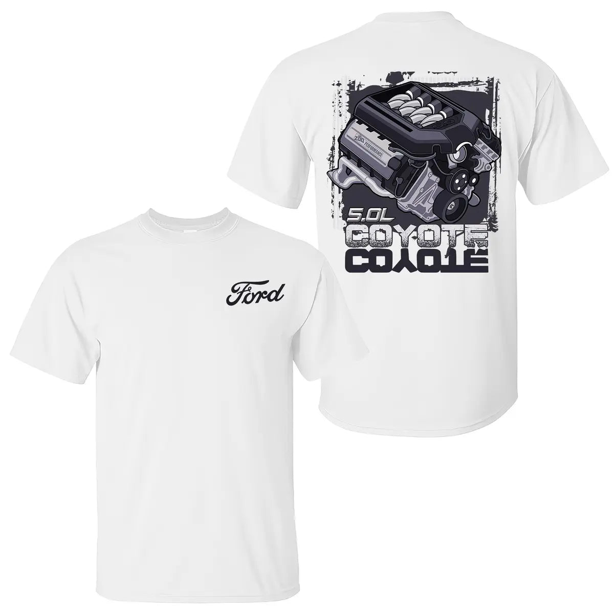 Ford Coyote Engine Printed Men's T-shirt