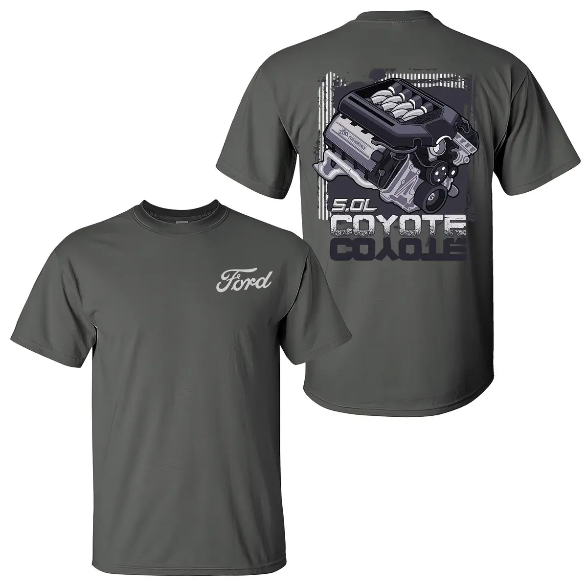 Ford Coyote Engine Printed Men's T-shirt