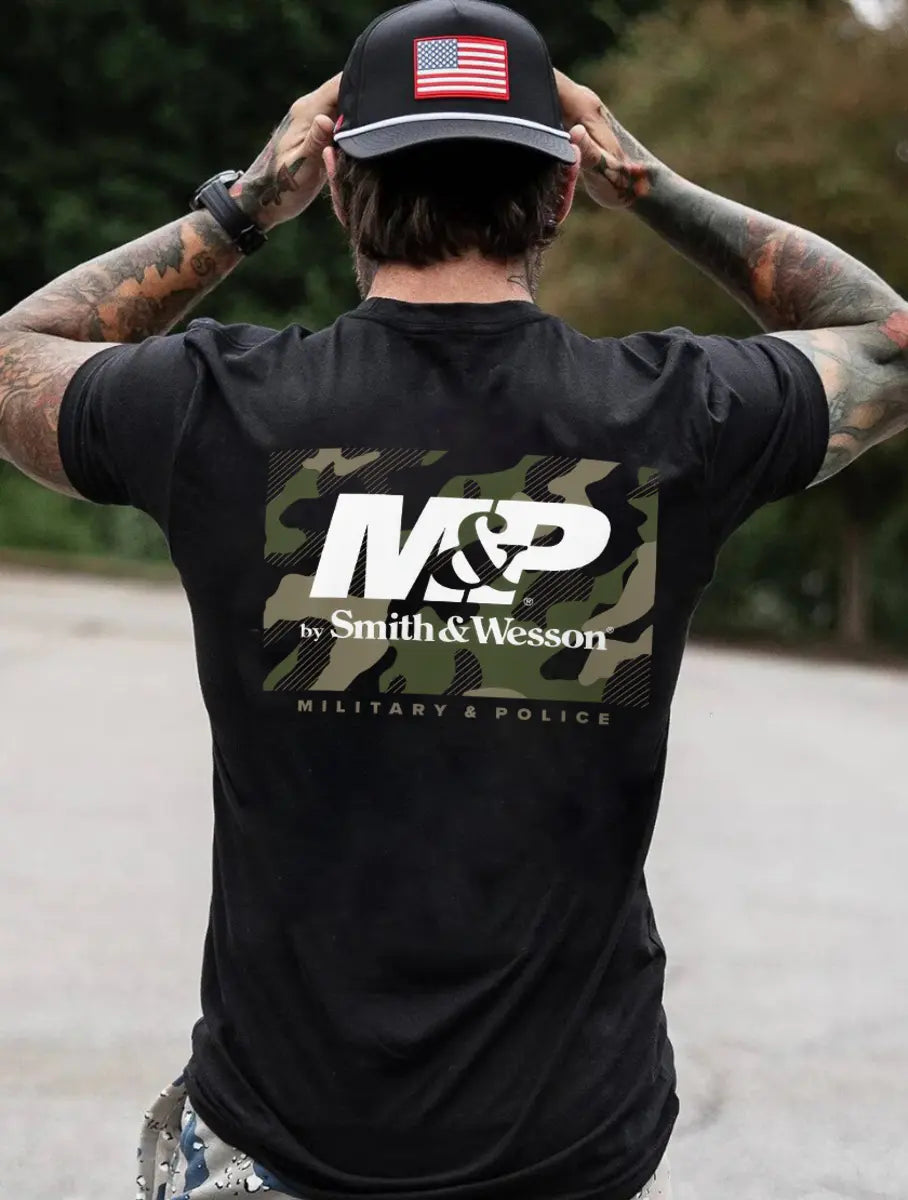 M&P By Smith & Wesson Military & Police Printed Men's T-shirt