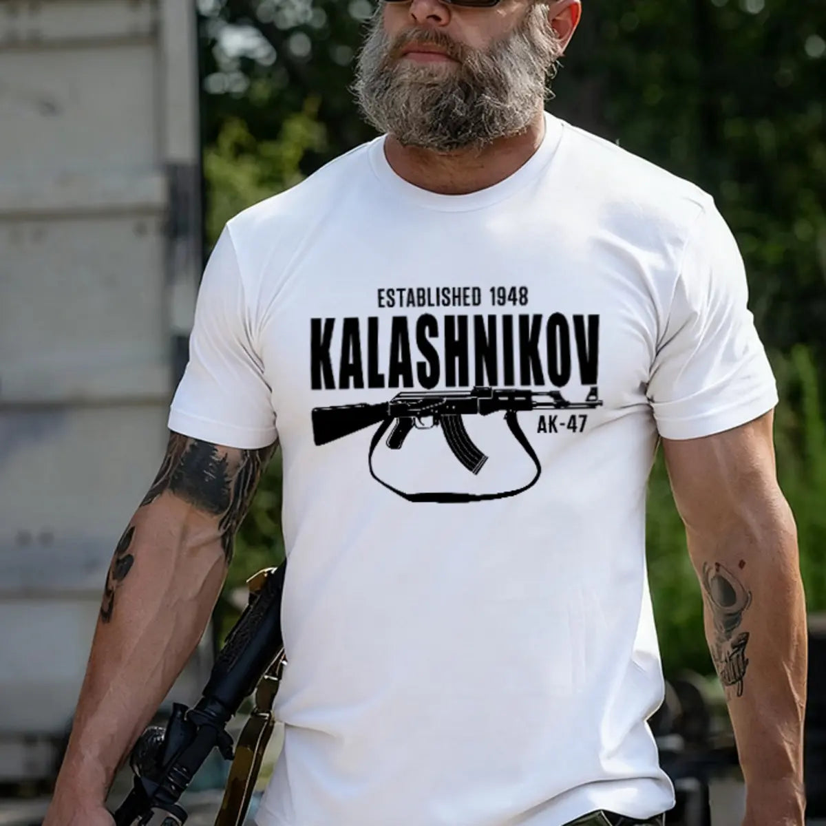 AK-47 Printed Men's T-shirt