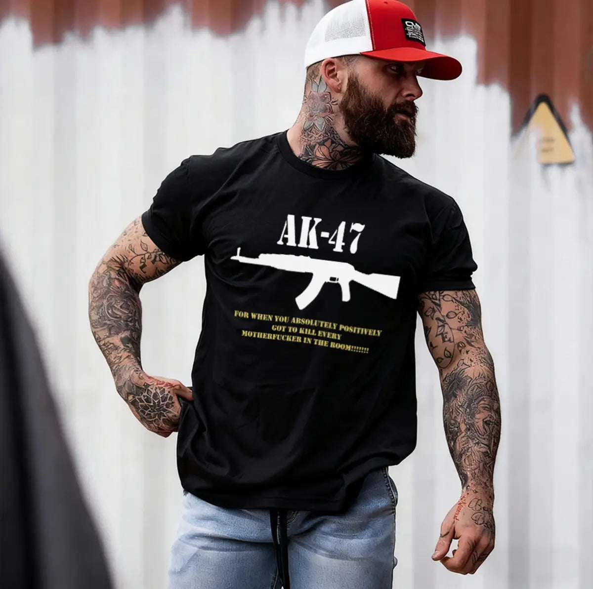 AK-47 Printed Men's T-shirt