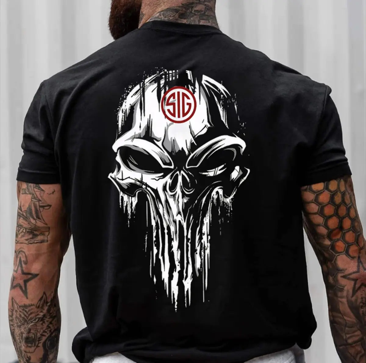 Sig Sauer Skull Printed Men's T-Shirt