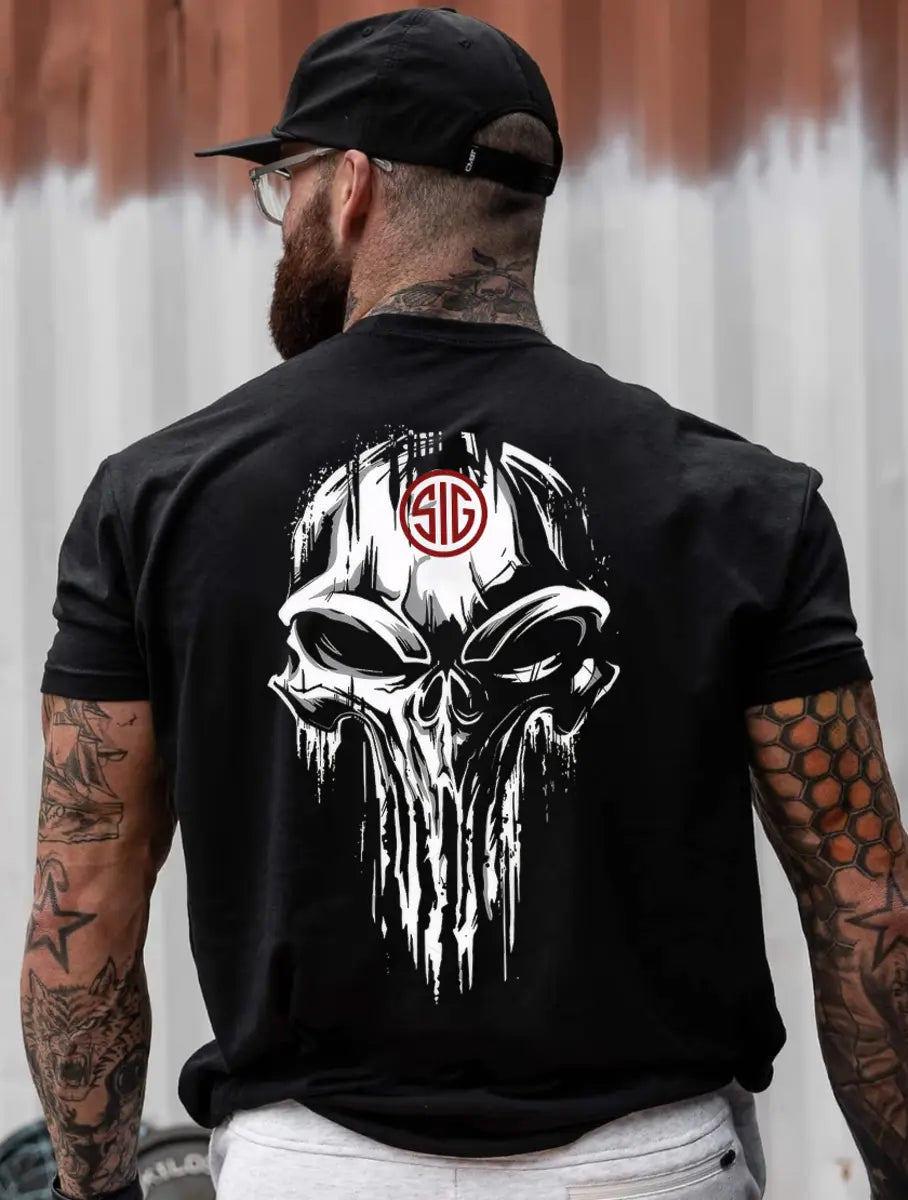 Sig Sauer Skull Printed Men's T-Shirt