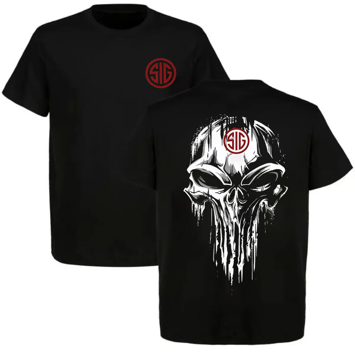 Sig Sauer Skull Printed Men's T-Shirt