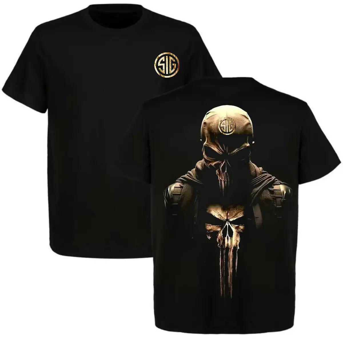 Sig Sauer Skull Printed Men's T-Shirt