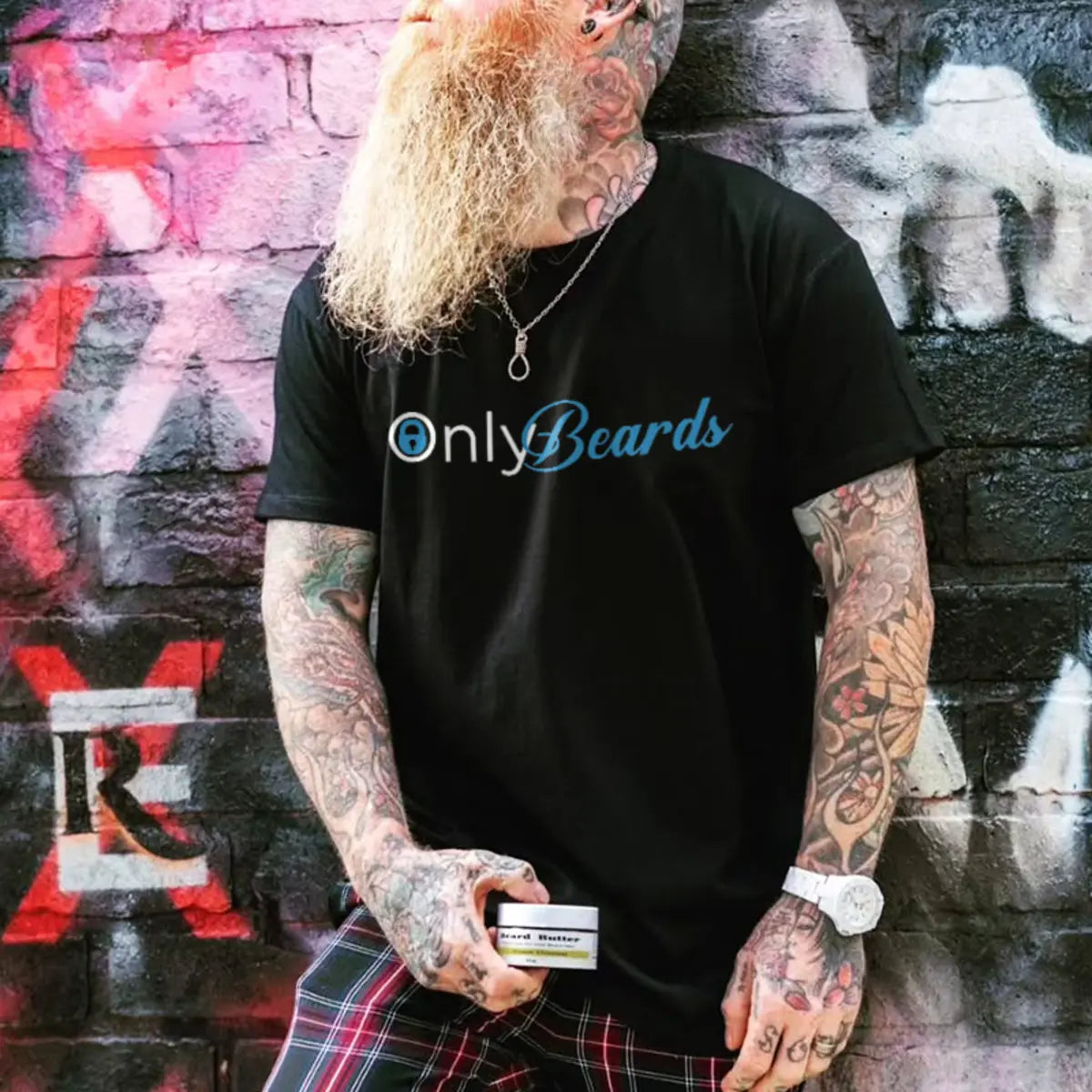 Only Beards Printed Men's T-Shirt