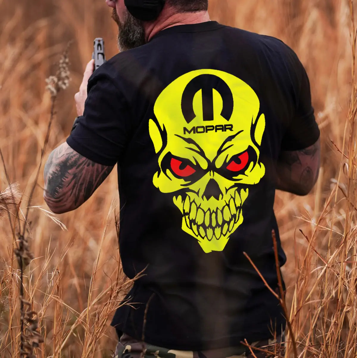 Mopar Skull Printed Men's T-Shirt