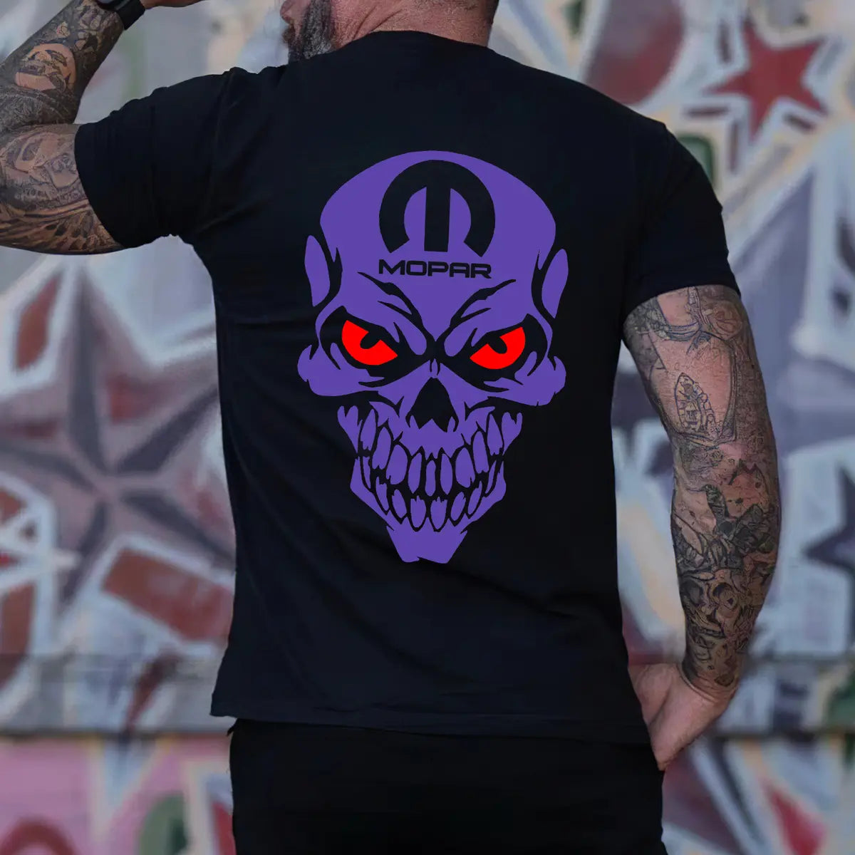 Mopar Skull Printed Men's T-Shirt
