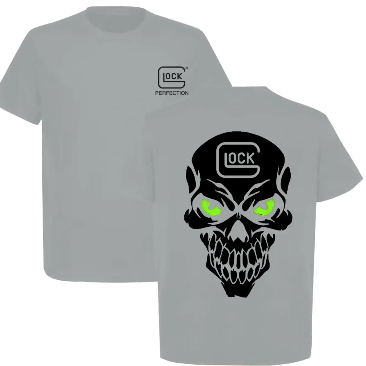 Glock Skull Printed Men's T-shirt Image - 3