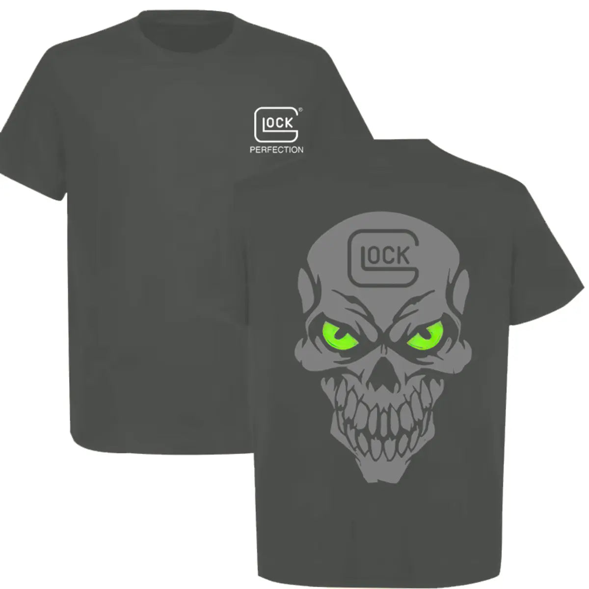 Glock Skull Printed Men's T-shirt Image - 4