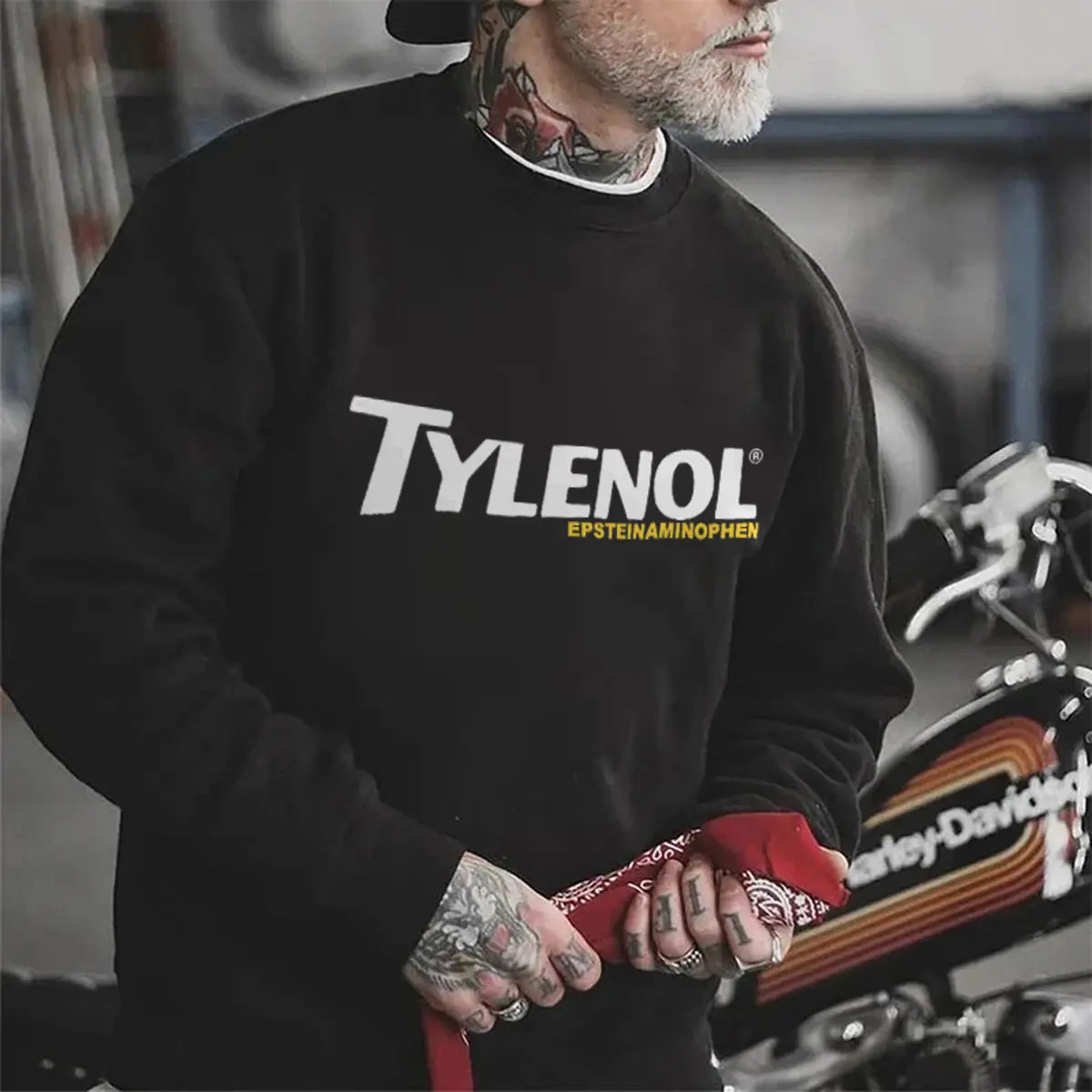 Tylenol Epsteinaminophen Printed Fleece-lined Unisex Sweatshirt