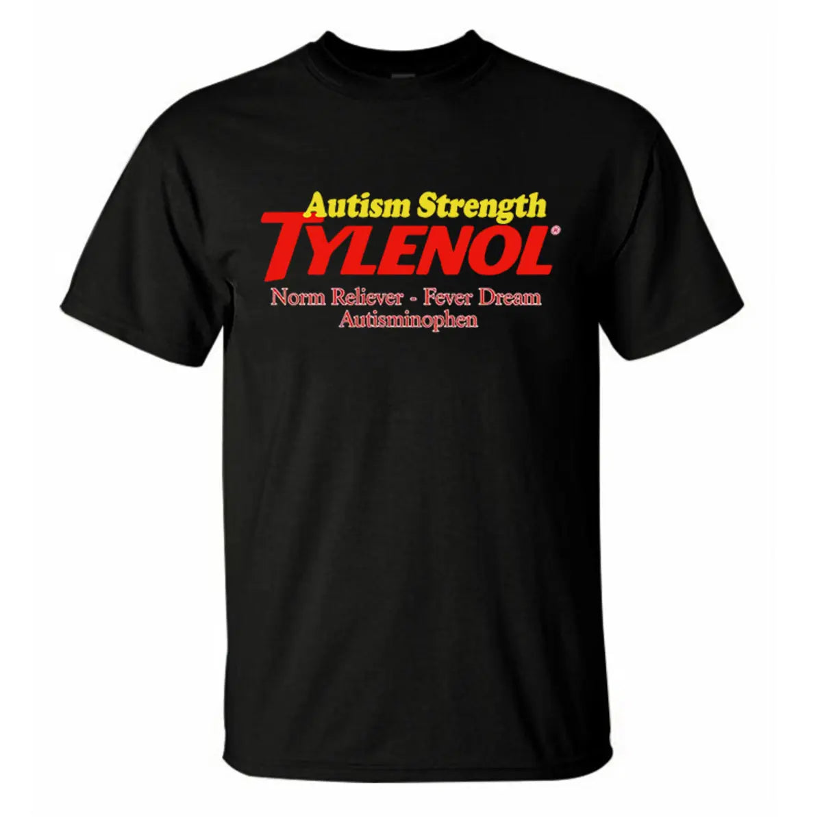 Autism Strength Tylenol Printed Men's T-Shirt