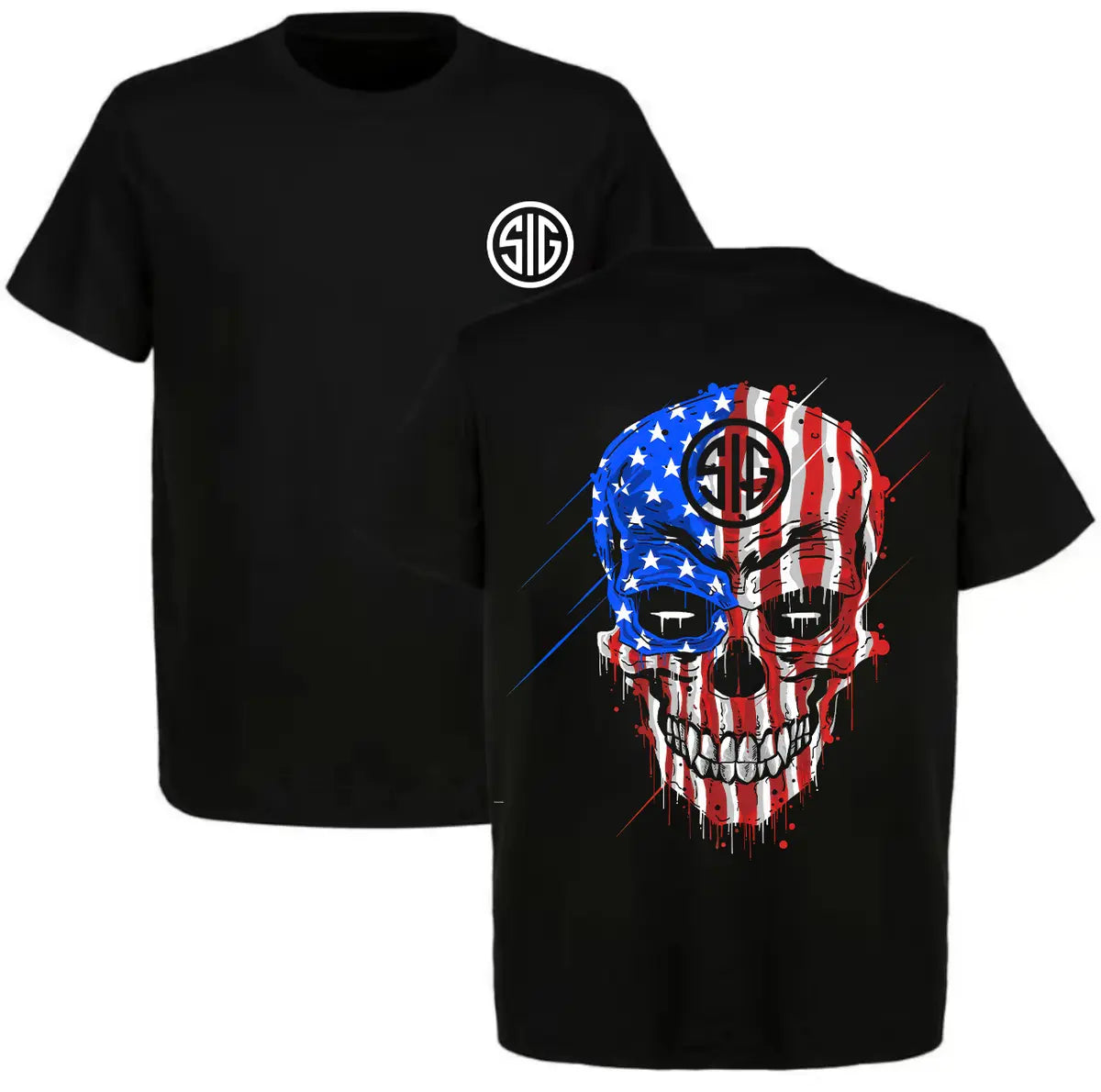 Sig Sauer Skull Printed Men's T-Shirt