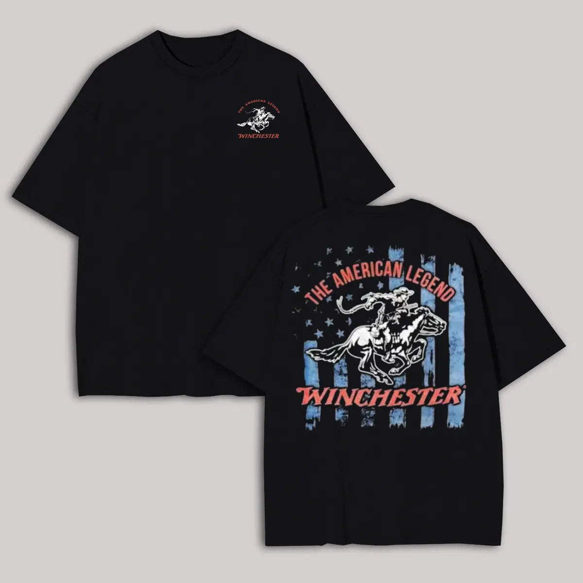 Winchester The American Legend Printed Oversized Unisex T-shirt