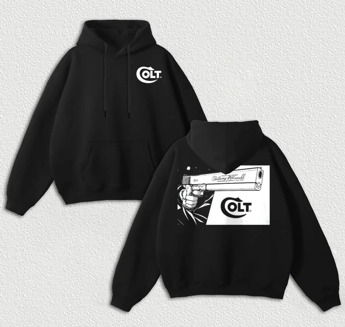 Colt Printed Fleece-lined Unisex Hoodie