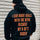 I Can Make Deals With The Devil Printed Fleece-lined Unisex Pocketless Hoodie