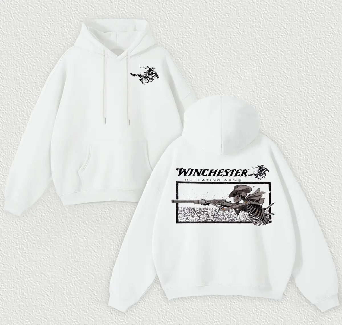 Winchester Repeating Arms Printed Fleece-lined Unisex Hoodie