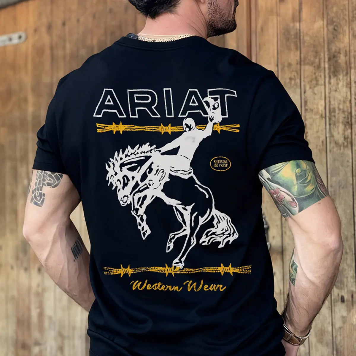 Ariat Western Cowboy Printed Men's T-Shirt