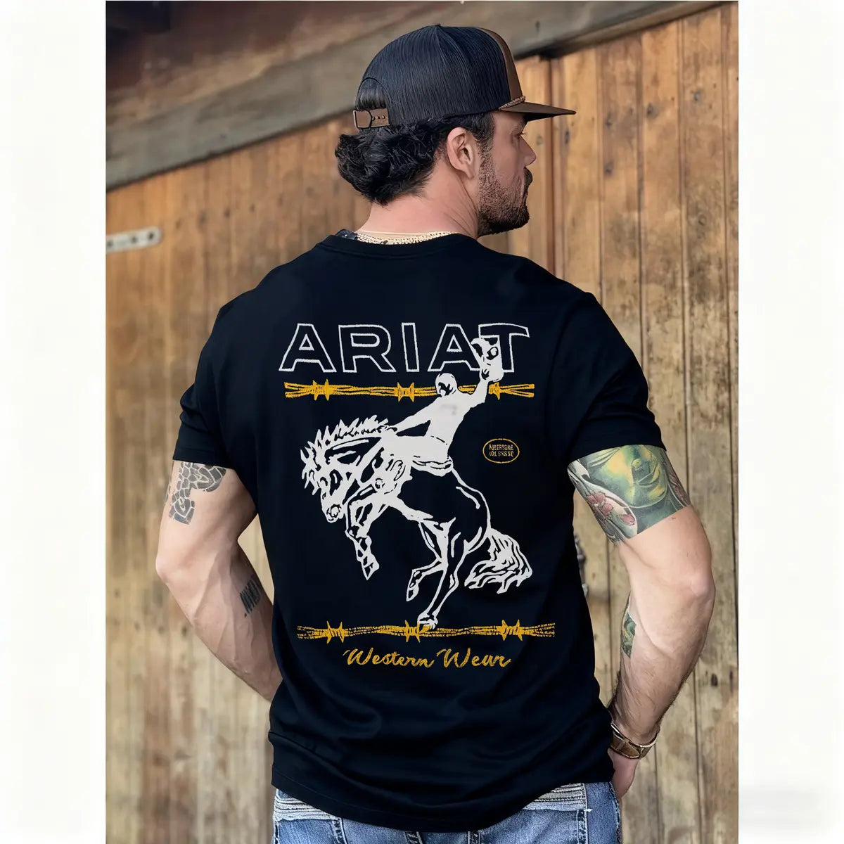 Ariat Western Cowboy Printed Men's T-Shirt
