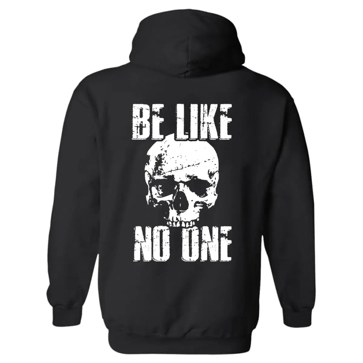 Be Like No One Printed Men's Thickened Hoodie