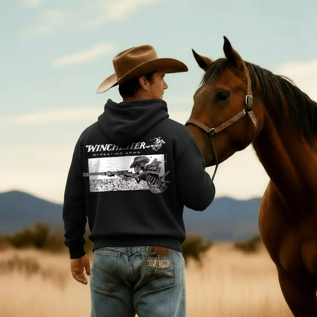 Winchester Repeating Arms Printed Fleece-lined Unisex Hoodie