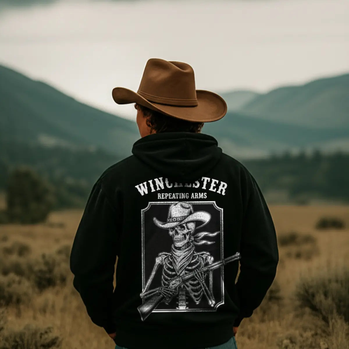 Winchester Repeating Arms Printed Fleece-lined Unisex Hoodie