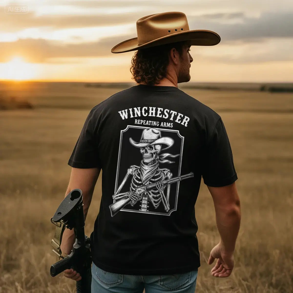 Winchester Repeating Arms Printed Oversized Unisex T-shirt