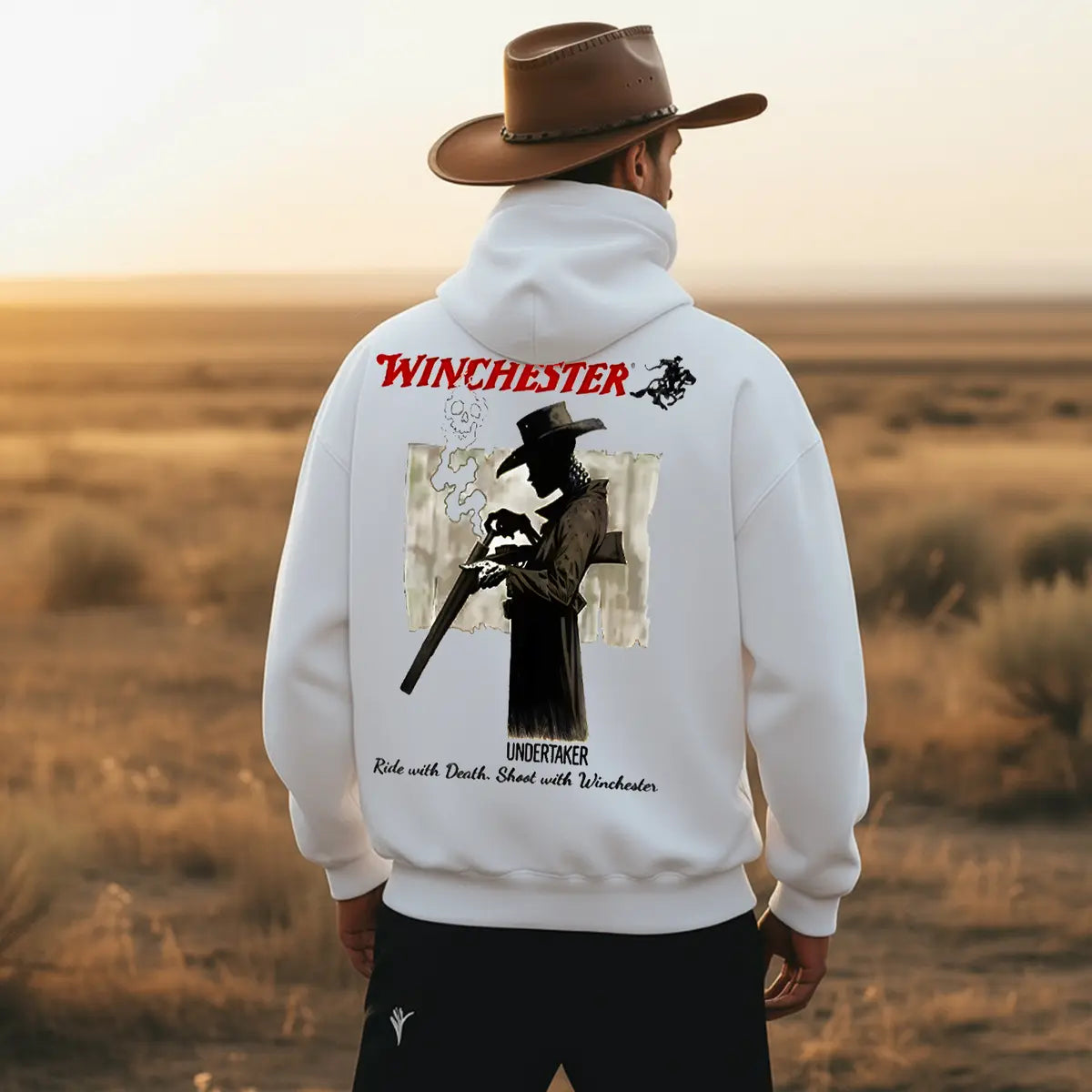Winchester Printed Fleece-lined Unisex Hoodie