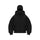 Solid Color Double-layer Hooded Zip-Up Jacket