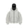 Solid Color Double-layer Hooded Zip-Up Jacket
